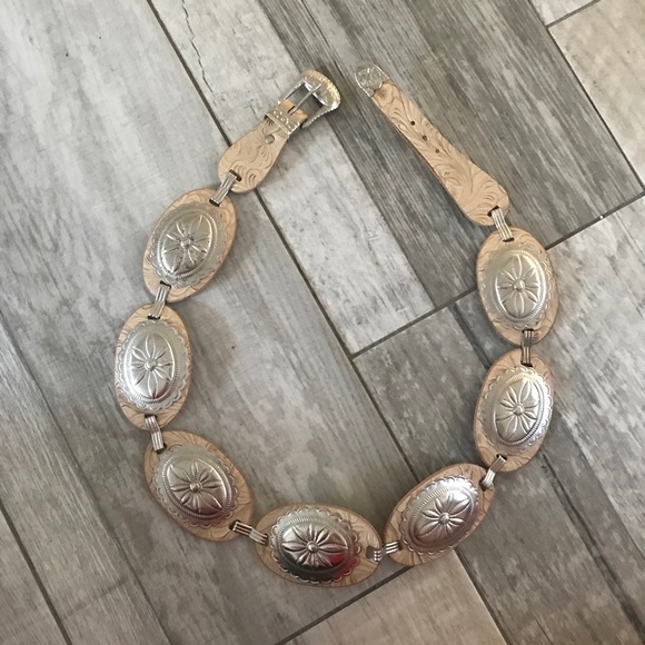 Vintage Leather Boho Belt - Picture 6 of 8